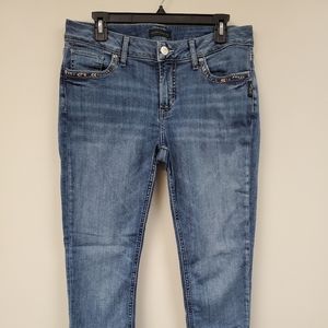 Silver Jeans Elyse Skinny 30 x 29 EUC Medium Wash